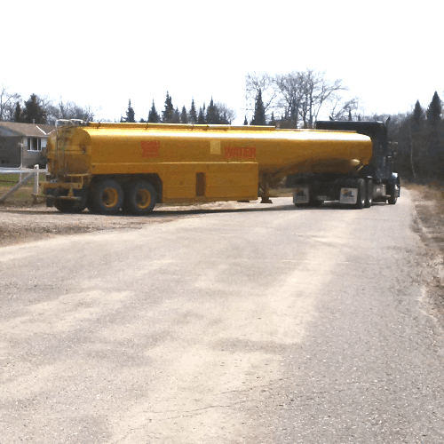 Water tanker for rent